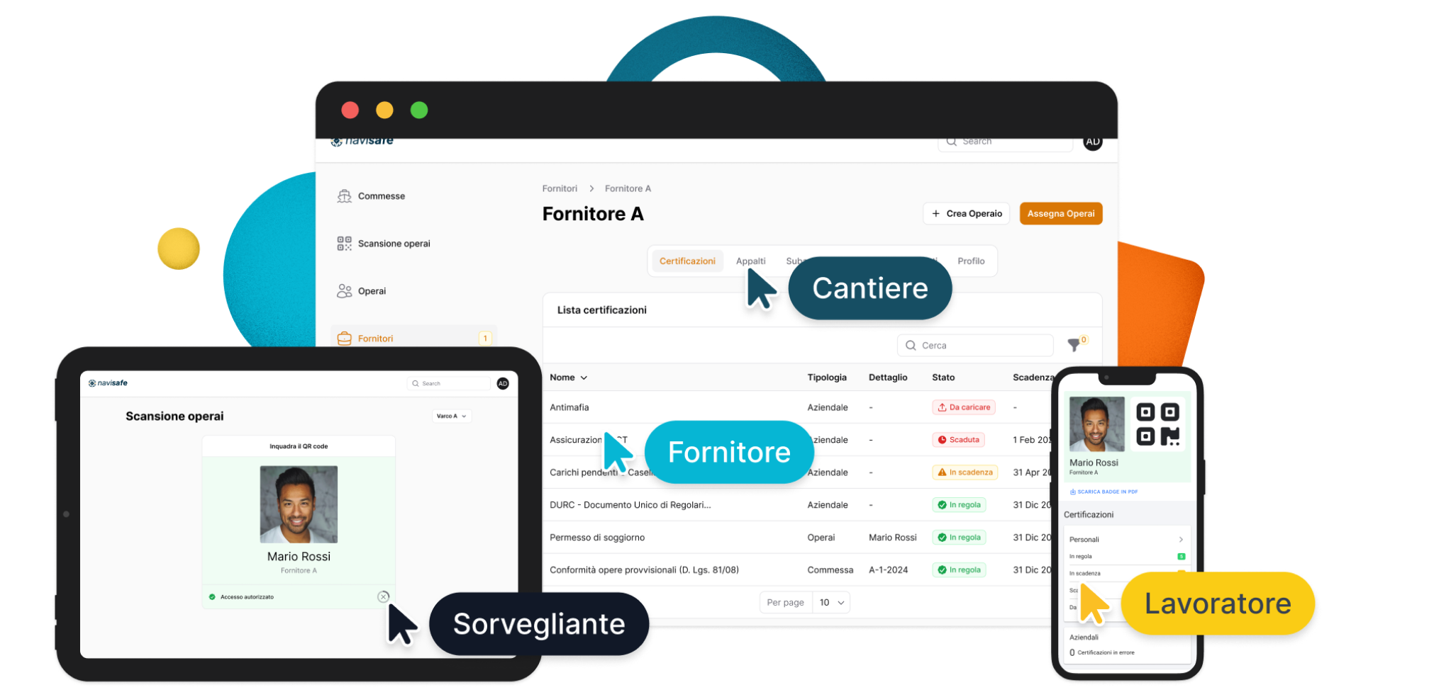 NaviSafe dashboard preview